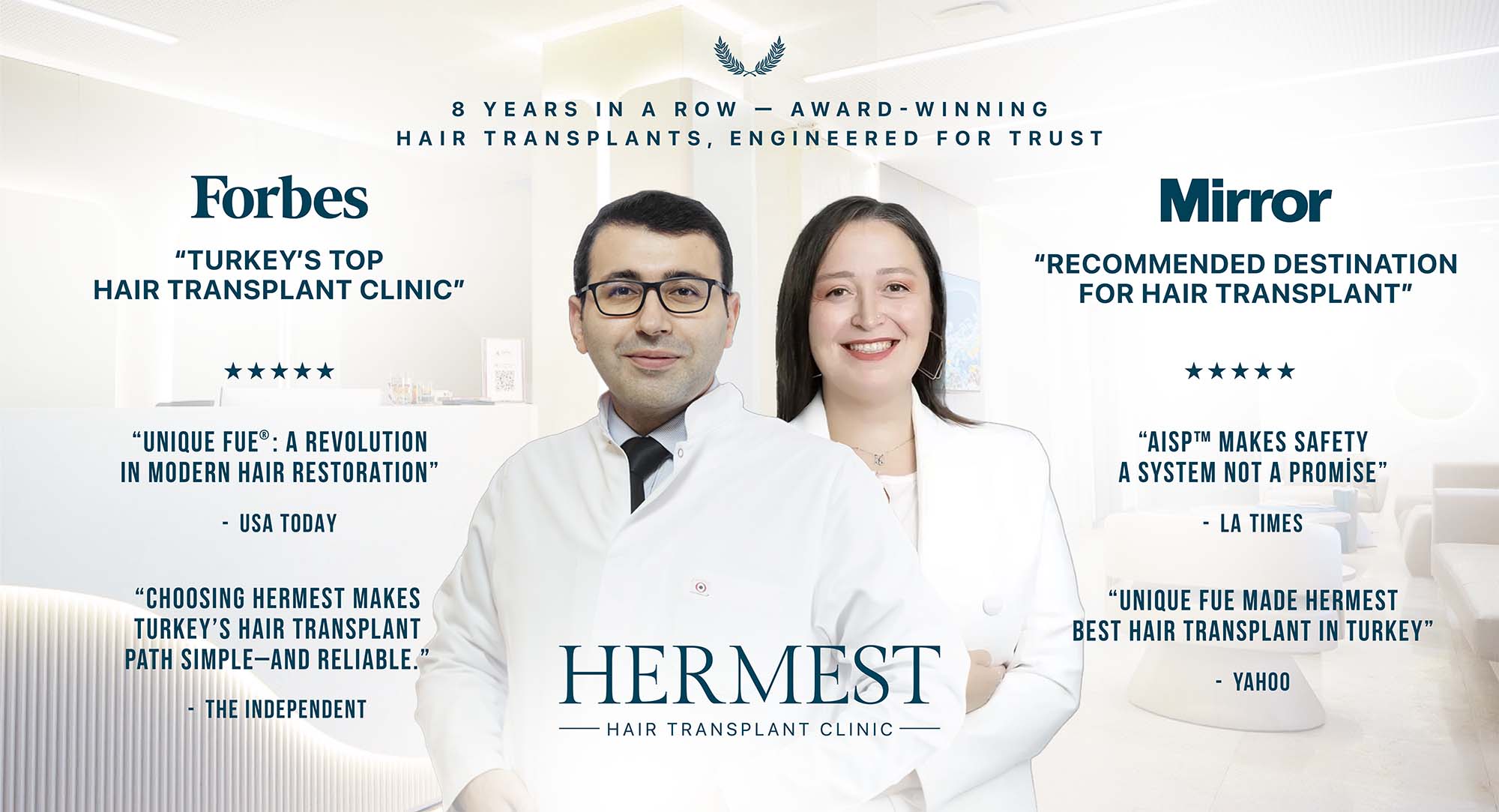 hermest hair transplant clinic istanbul turkey